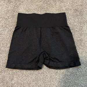 Black Seamless Shorts